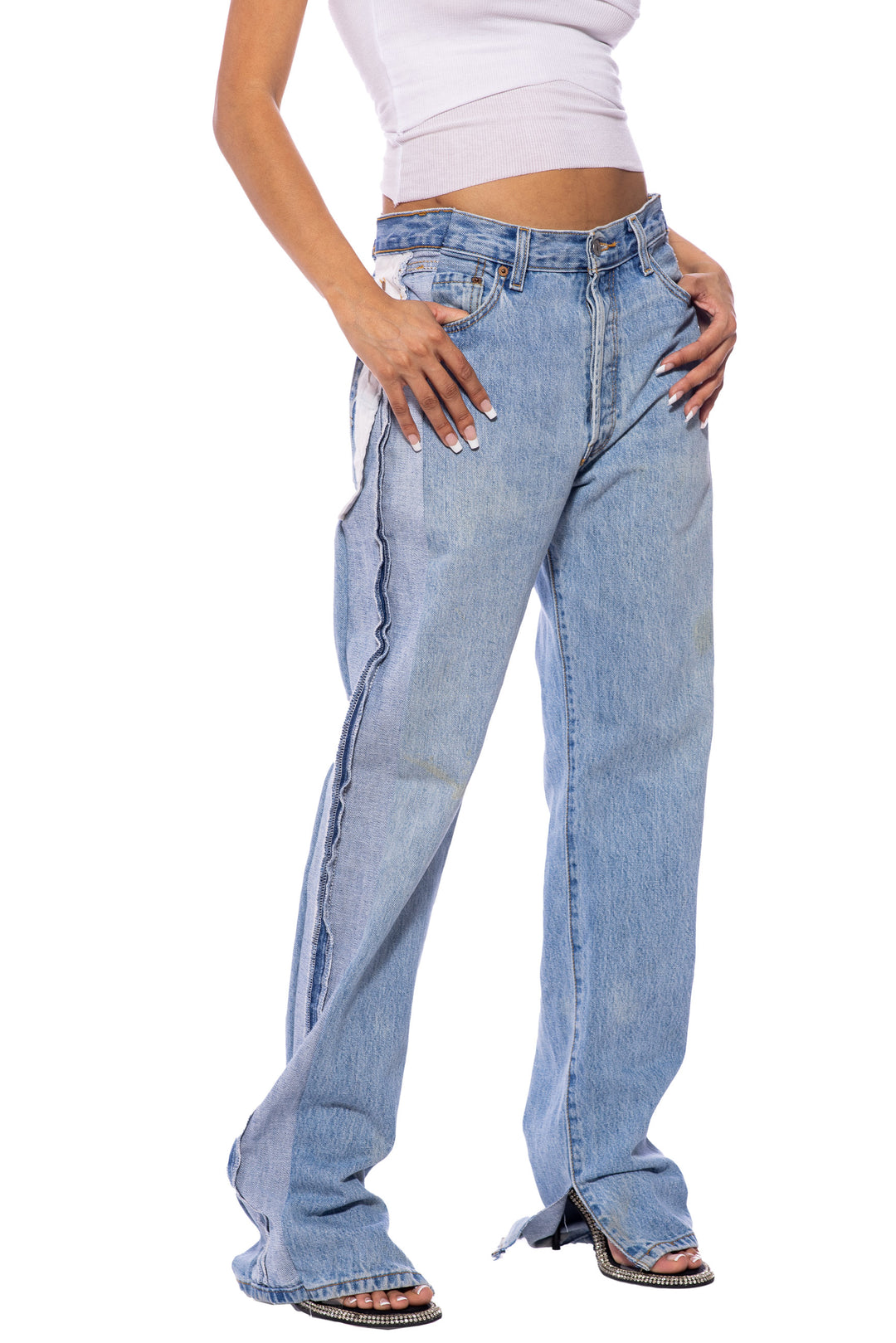 PORTERHOUSE JEANS IN VINTAGE LIGHT BLUE