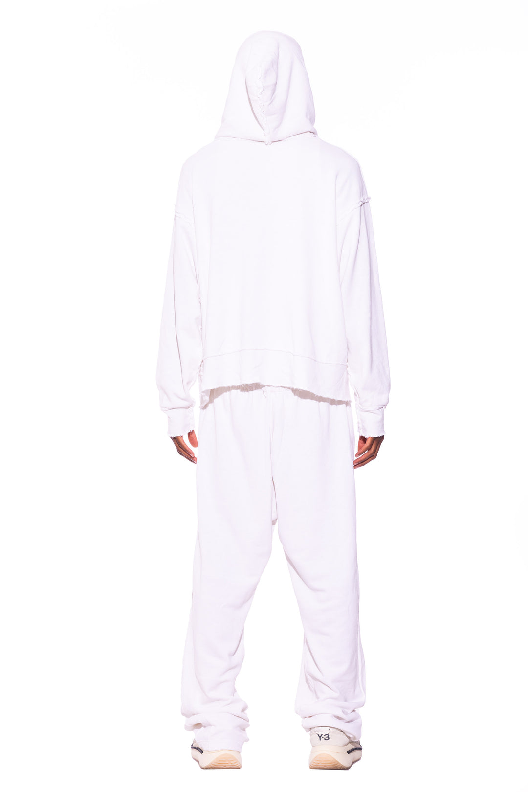 PORTERHOUSE SWEATPANTS IN WHITE TERRY