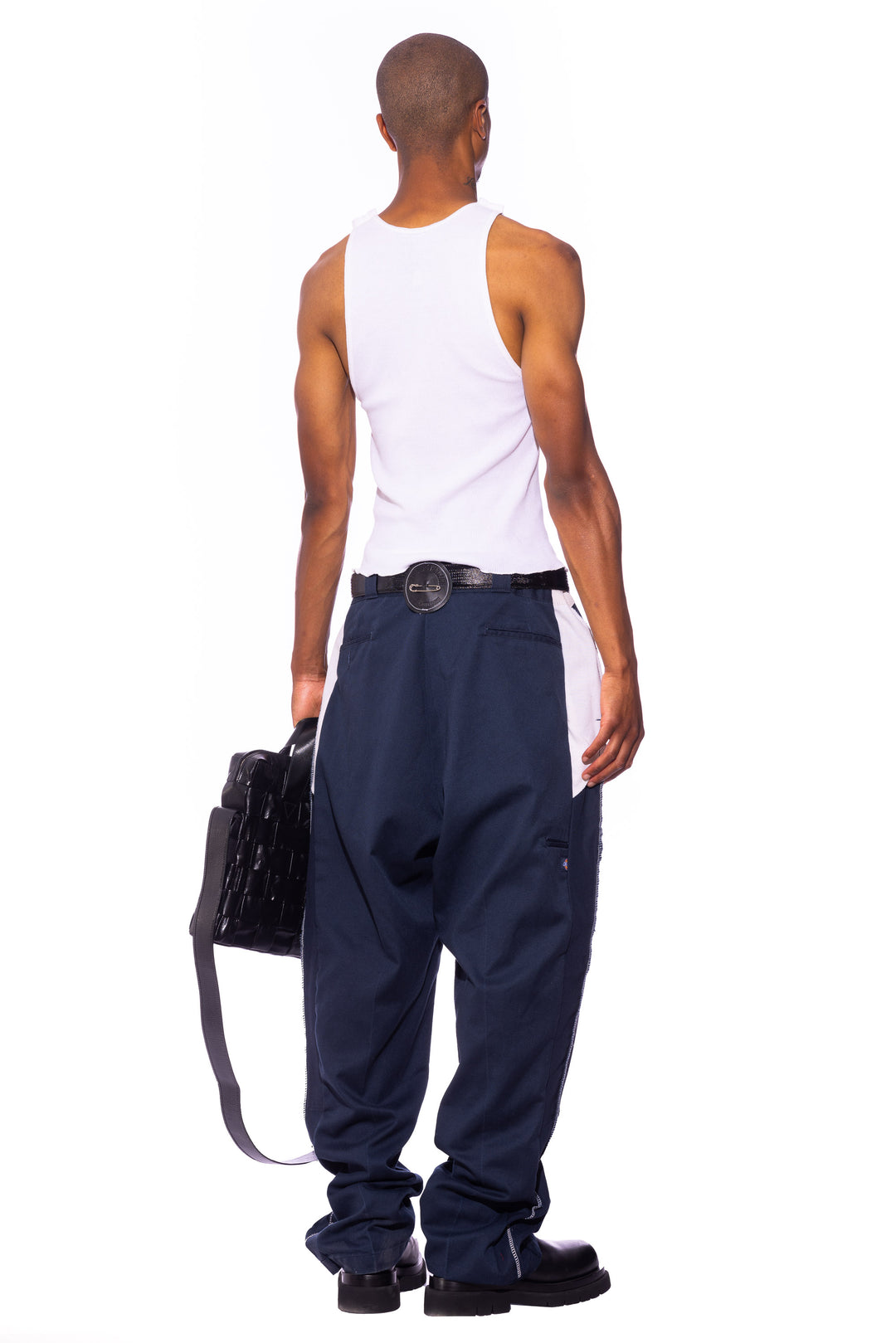 PORTERHOUSE WORKWEAR TROUSERS IN INDIGO