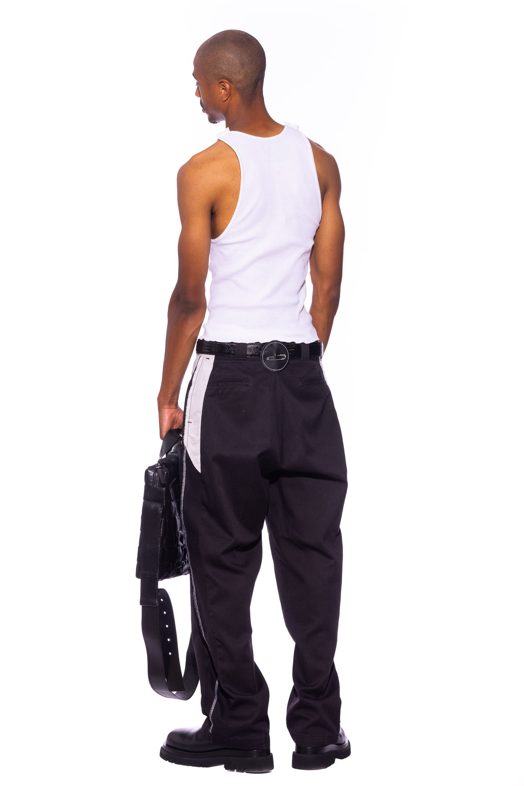 PORTERHOUSE WORKWEAR TROUSERS IN ONYX