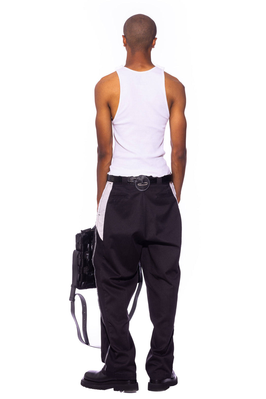 PORTERHOUSE WORKWEAR TROUSERS IN ONYX