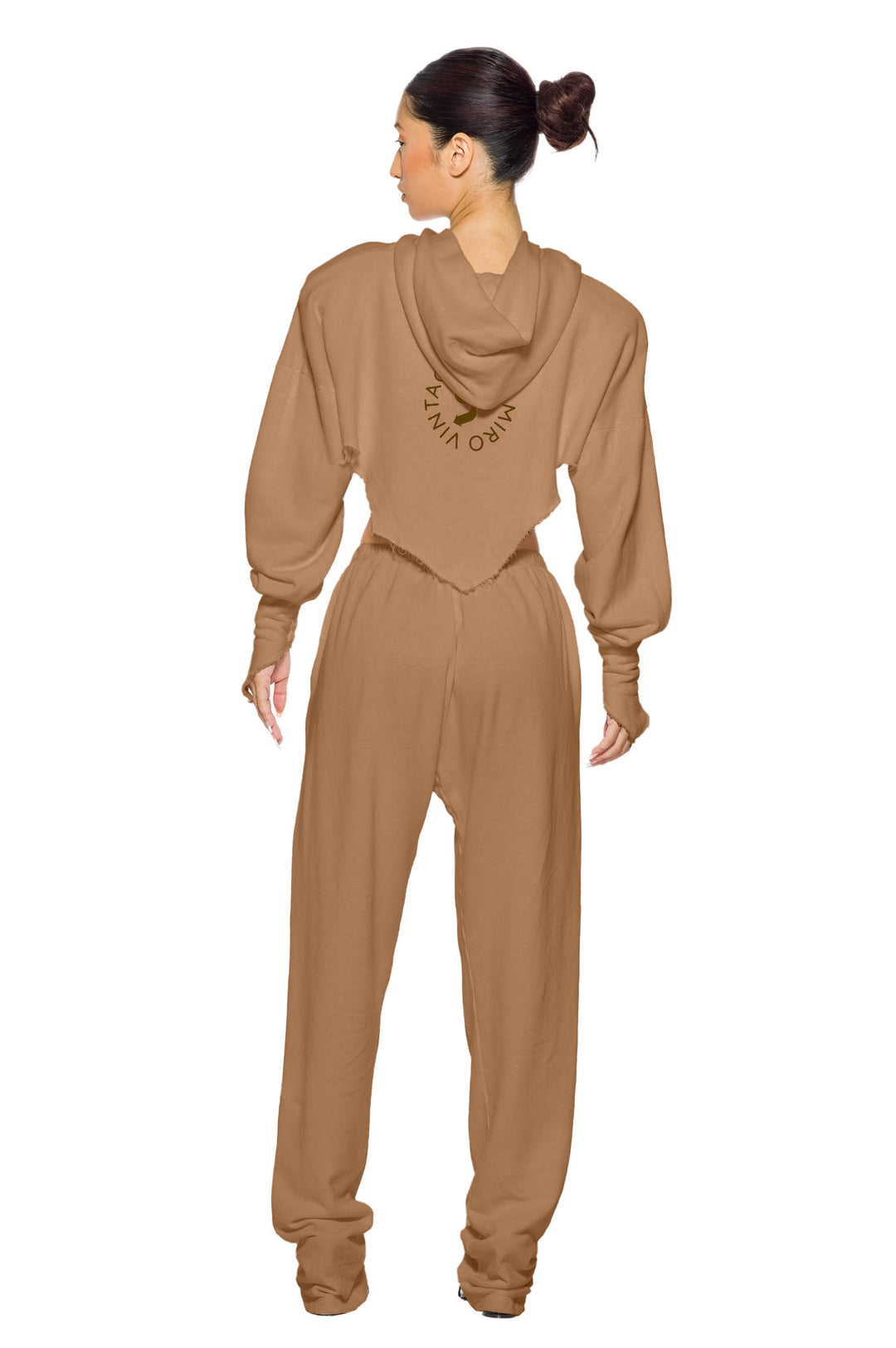 SAFETY PIN SWEATPANTS IN CLAY TERRY