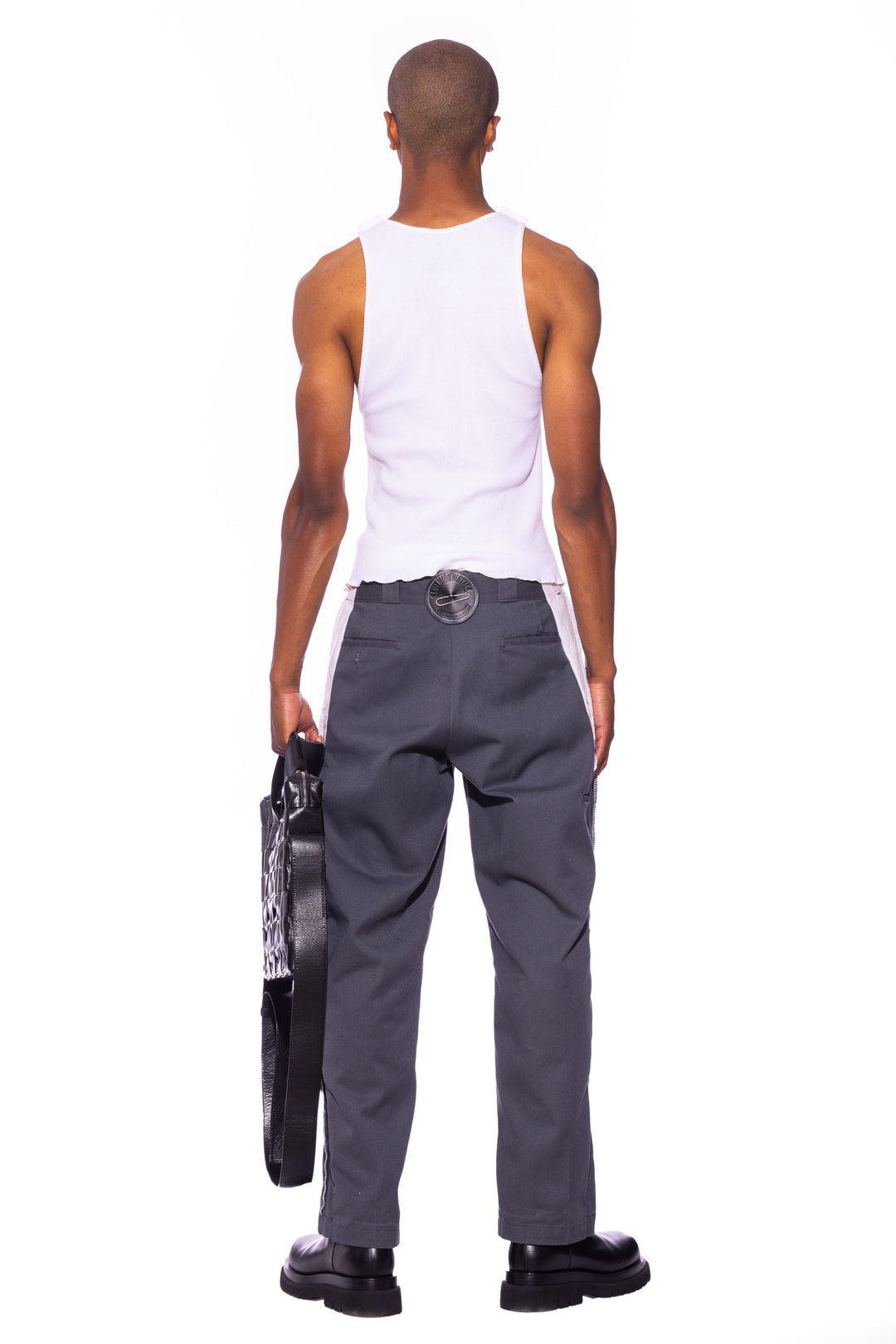 PORTERHOUSE WORKWEAR TROUSERS IN SLATE