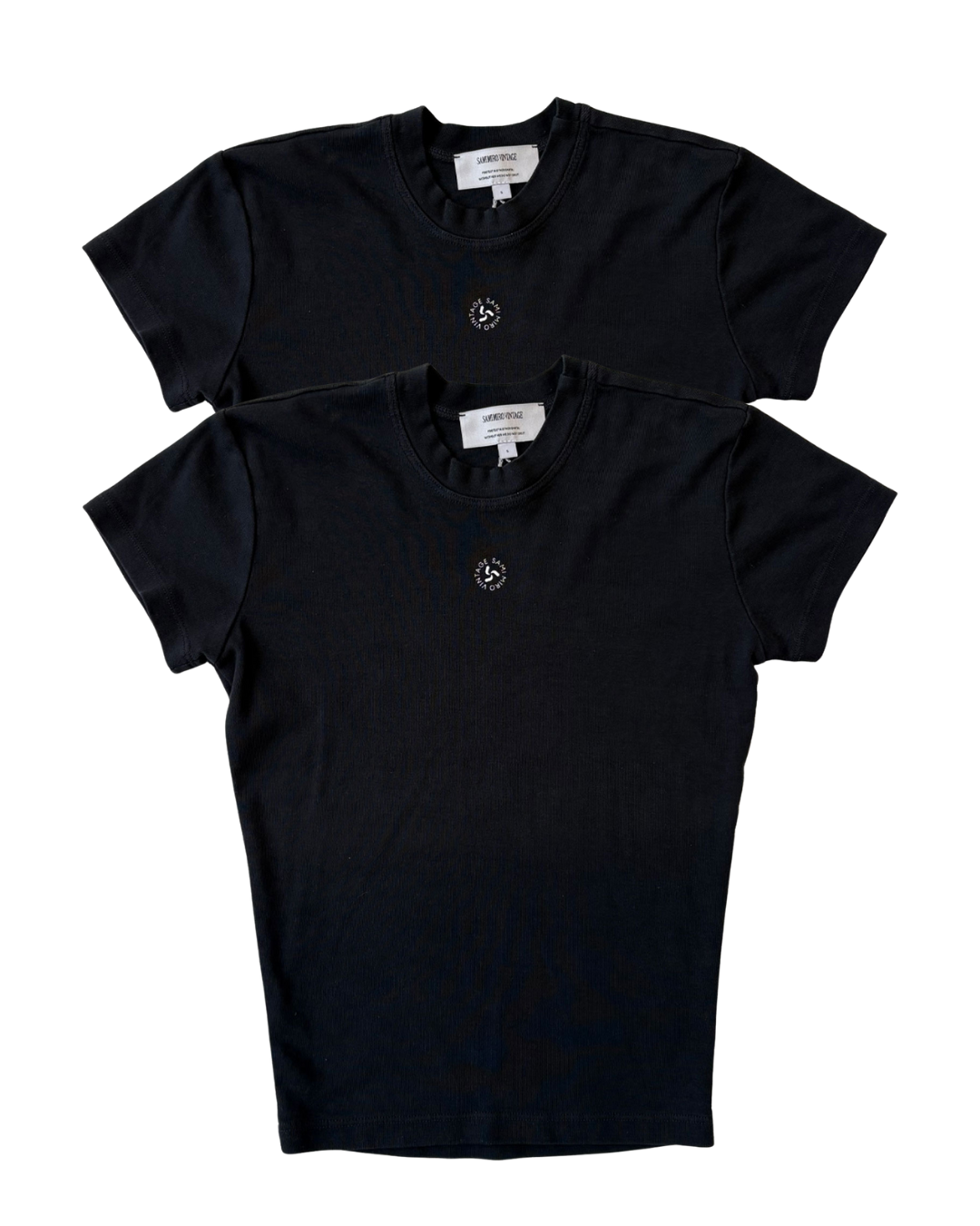 MINI TEE 2-PACK IN BLACK