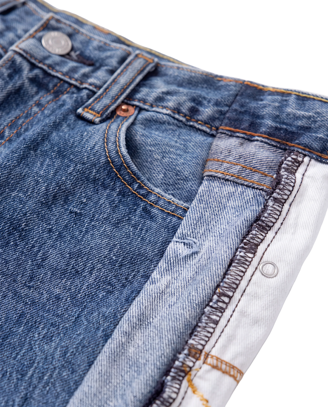 PORTERHOUSE MINI SKIRT IN VINTAGE BLUE