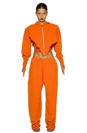 SAFETY PIN SWEATPANTS IN FIRE TERRY