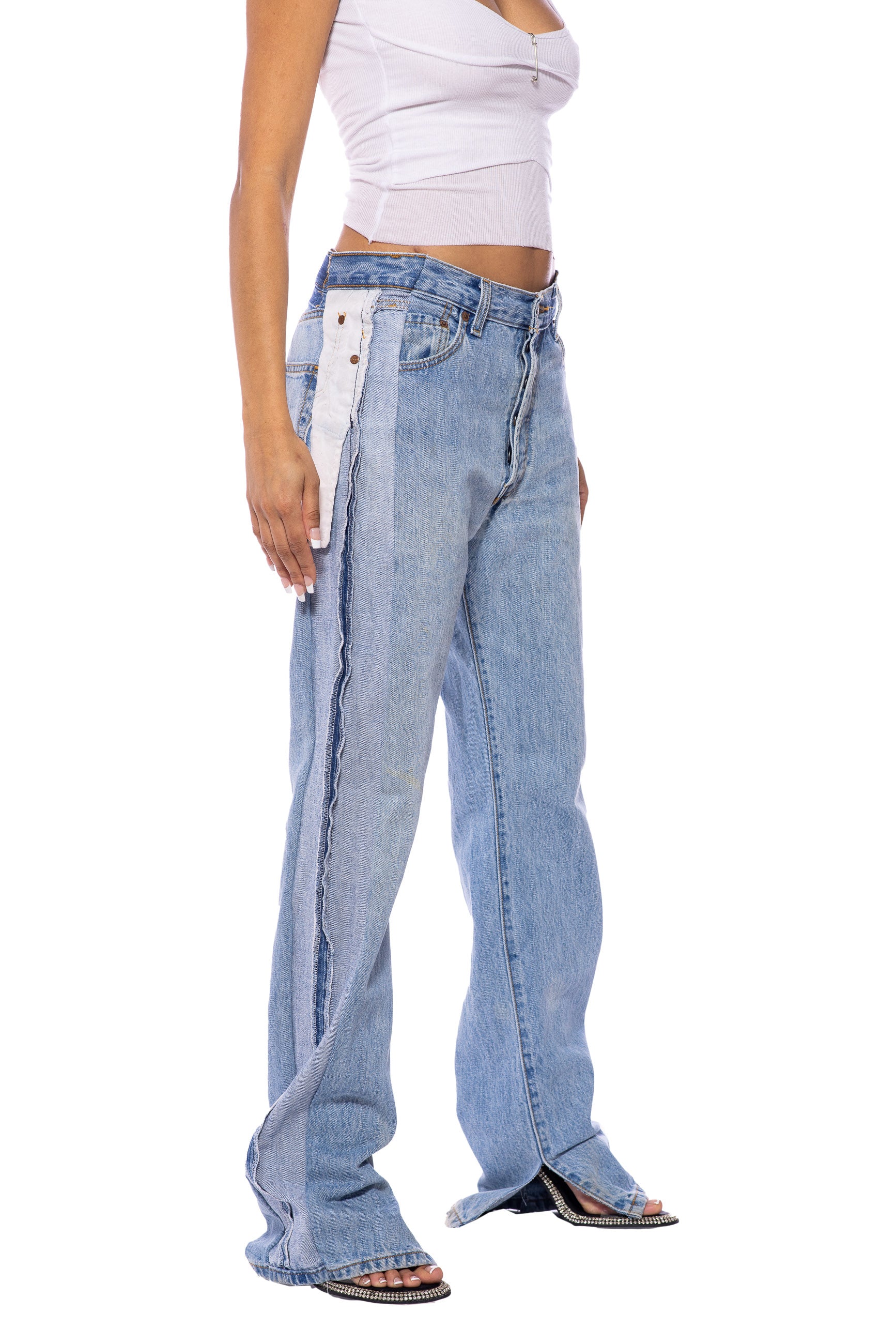 Sami Miro Vintage - Porterhouse Jeans in Vintage Light Blue – SAMI