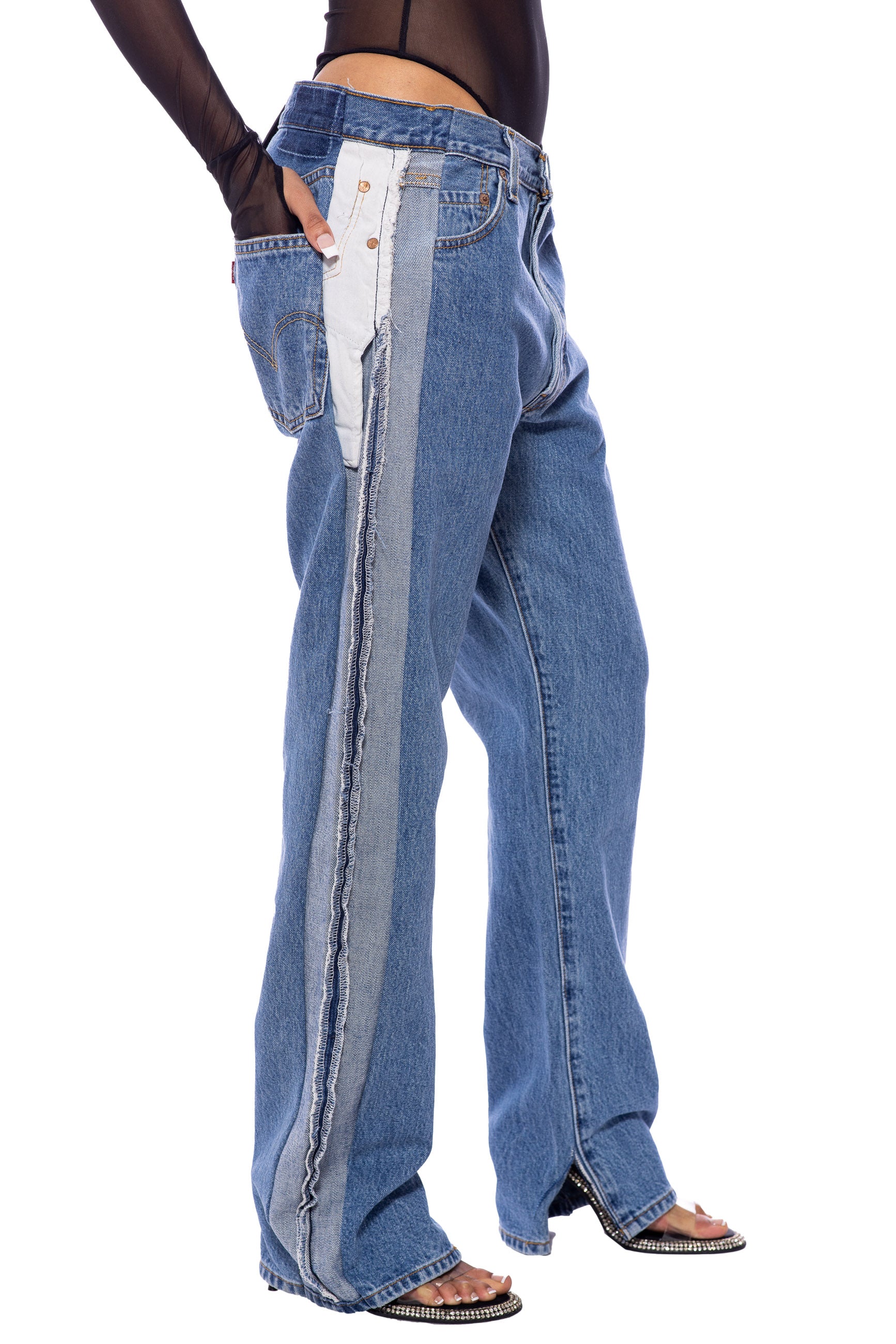 Sami Miro Vintage - Porterhouse Jeans in Vintage Medium Blue