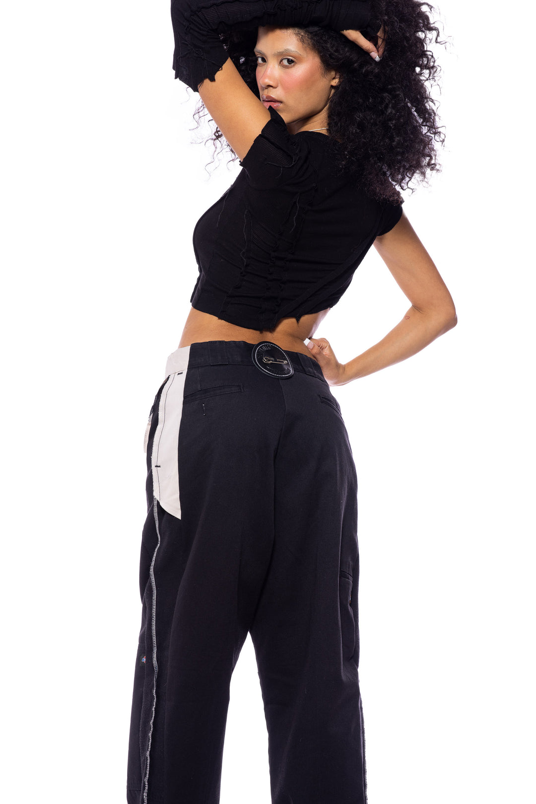 PORTERHOUSE WORKWEAR TROUSERS IN ONYX