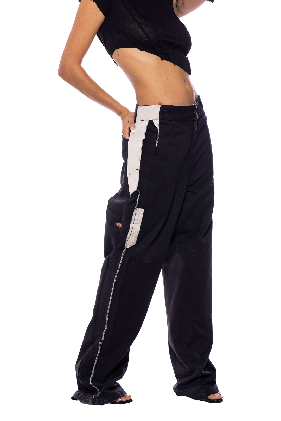 PORTERHOUSE WORKWEAR TROUSERS IN ONYX