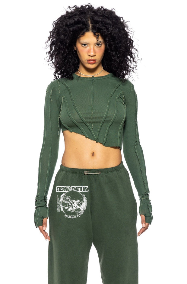 Sami Miro Vintage - O.G. Bodysuit V2 in Mod Green – SAMI MIRO VINTAGE