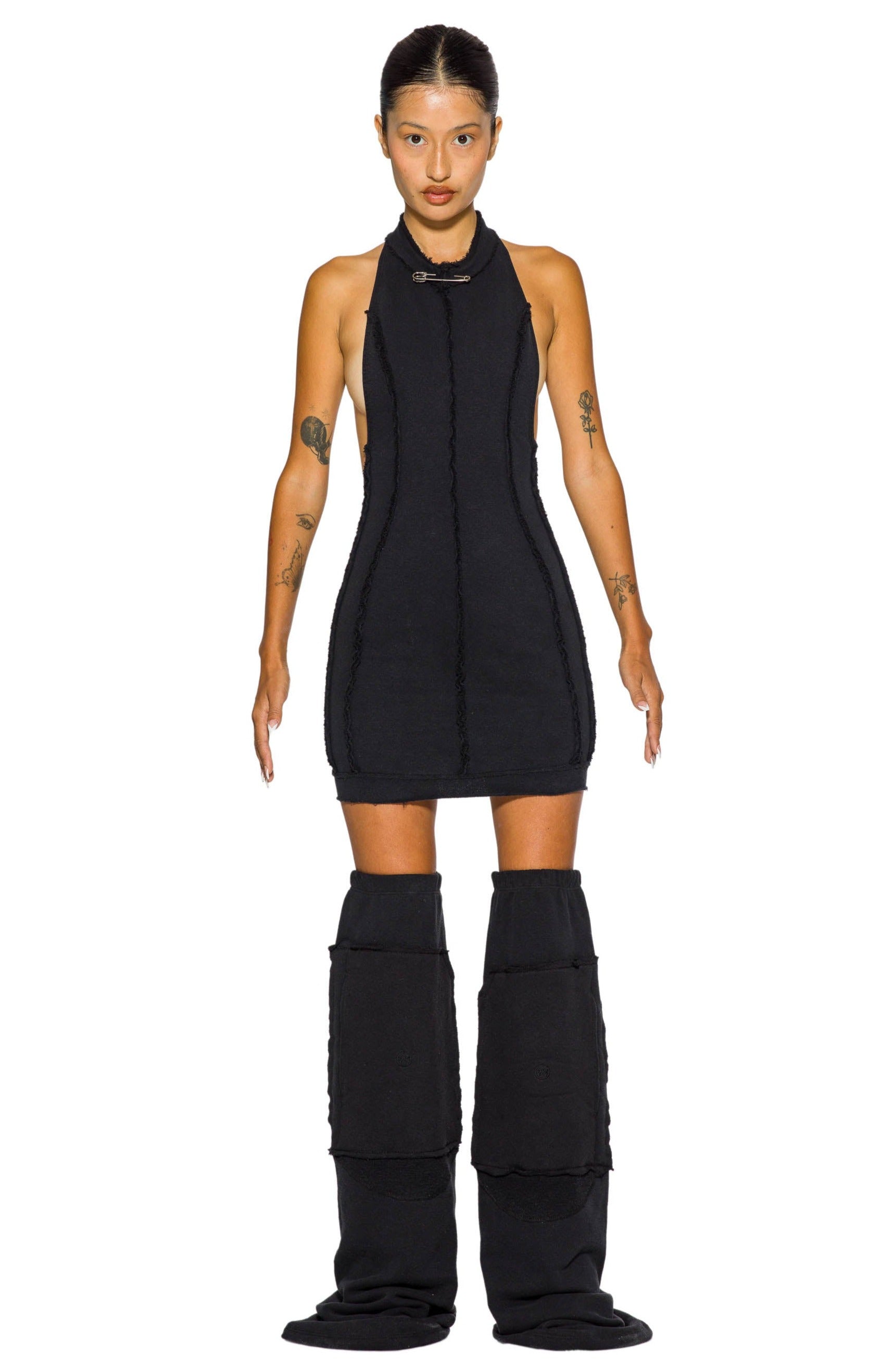 【AMERI】BACK OPEN GATHER DRESS AMERIBACK OPEN GATHER DRESS