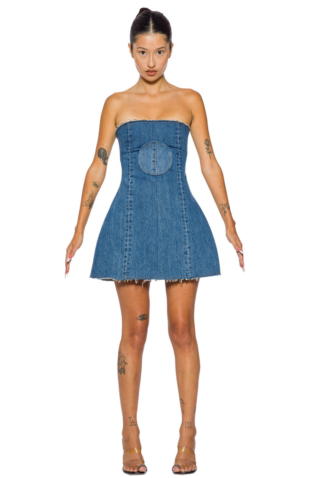 SMV X LEVI'S UPCYCLED CIRCLE POCKET DRESS