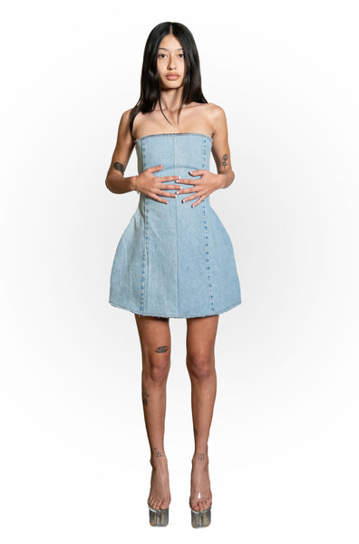 Sami Miro Vintage - Maximilian Dress in Vintage Denim – SAMI